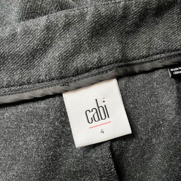 Cabi Capote Ponte Knit Trouser Pants Dark Gray Style 3107 Business - Size 4 - Picture 5 of 9
